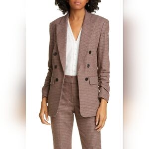 Veronica Beard Brown Check Blazer